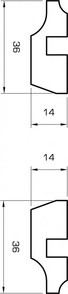 Deckenabschlussleiste