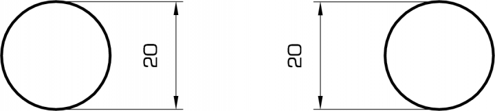 Rundstab kiefer 20mm