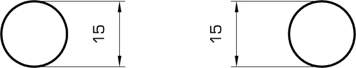 Rundstab kiefer 15mm