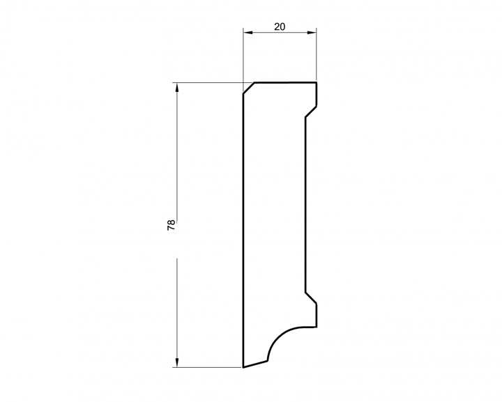 Sockelleiste m. Fase