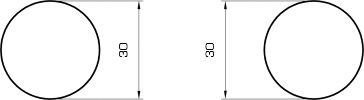 Rundstab kiefer 30mm